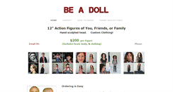 Desktop Screenshot of be-a-doll.com